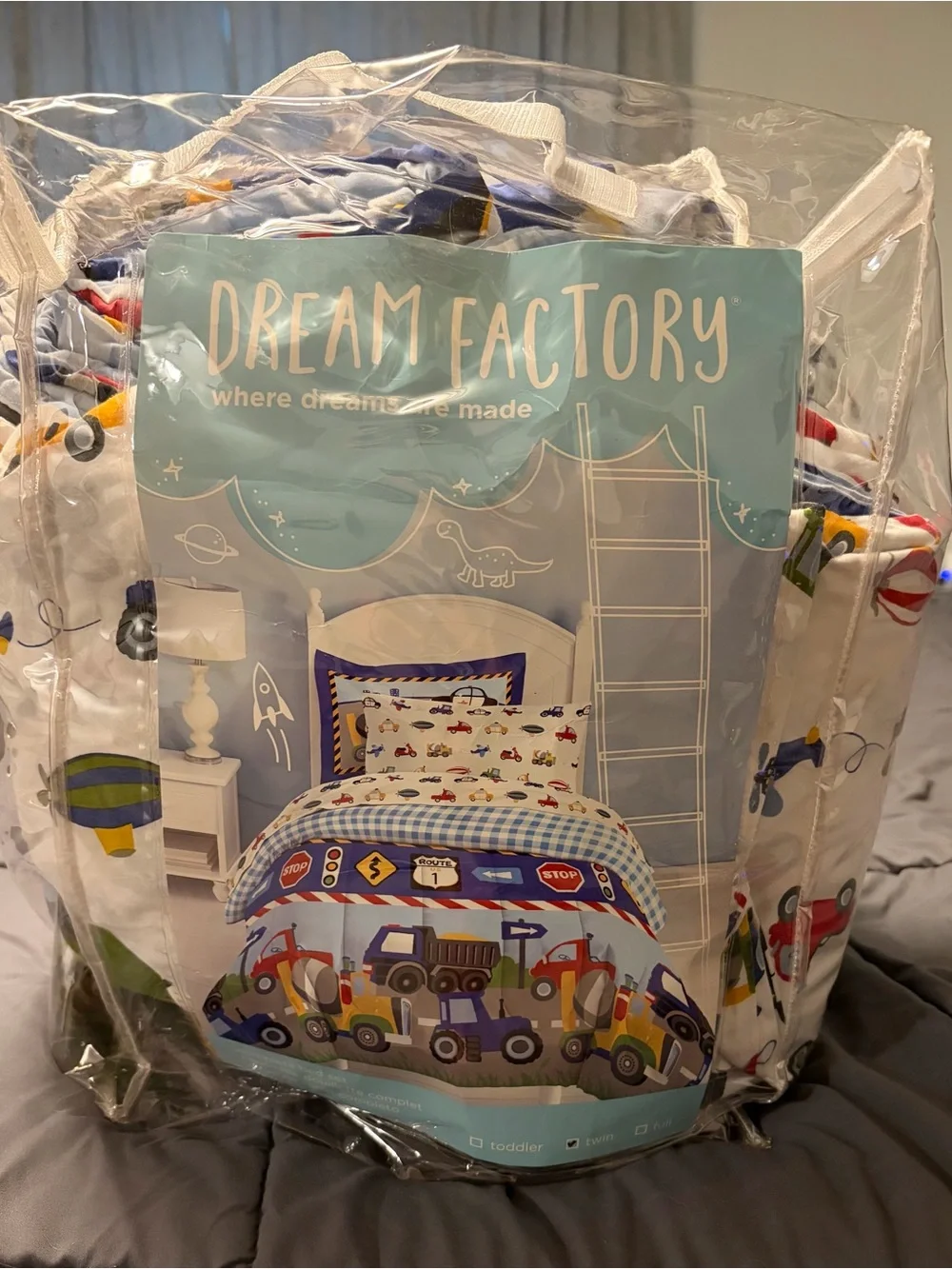 Twin Boys Vehicles Bedding From Dream Factory